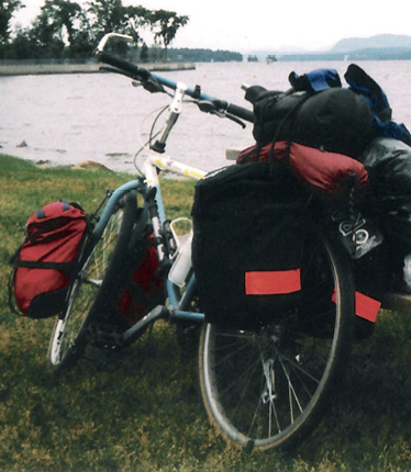 The first bike I bought resting here at Lake Magog Quebec MICHELLE MULDER I - photo 3