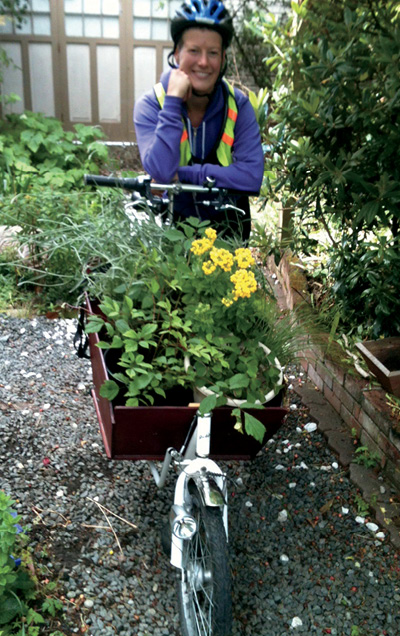 Me my box-bike and a lovely load of flowers Box-bikes are one of many kinds - photo 1