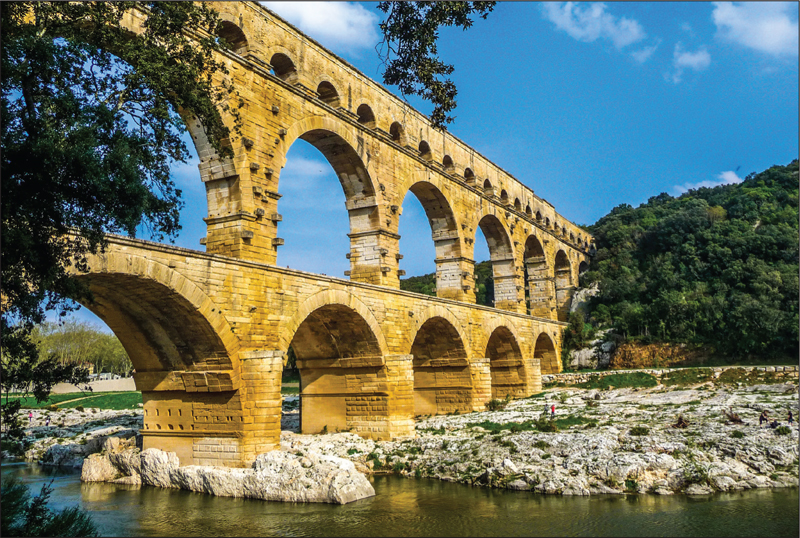 AN ANCIENT ROMAN AQUEDUCT IN MODERN-DAY FRANCE WORDS TO KNOW gravity the - photo 12