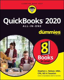 Stephen L. Nelson - QuickBooks 2020 All-in-One For Dummies