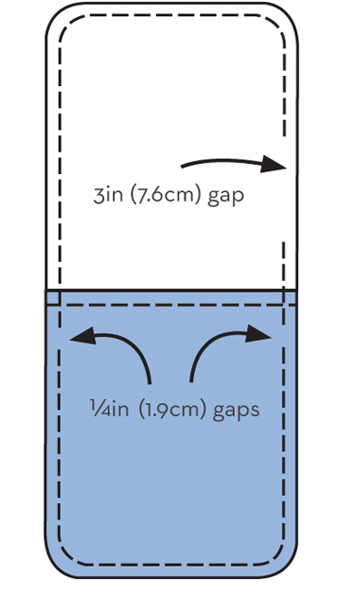 4 Turn right side out through the lining gap Push the lining down inside the - photo 4