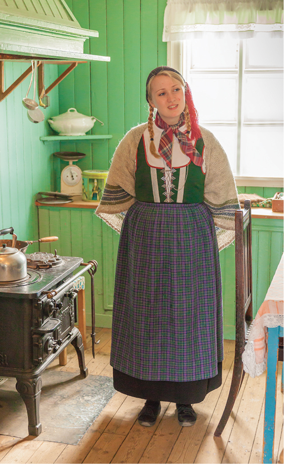 A guide in period dress in the open-air rbr Museum 15 minutes east of - photo 11