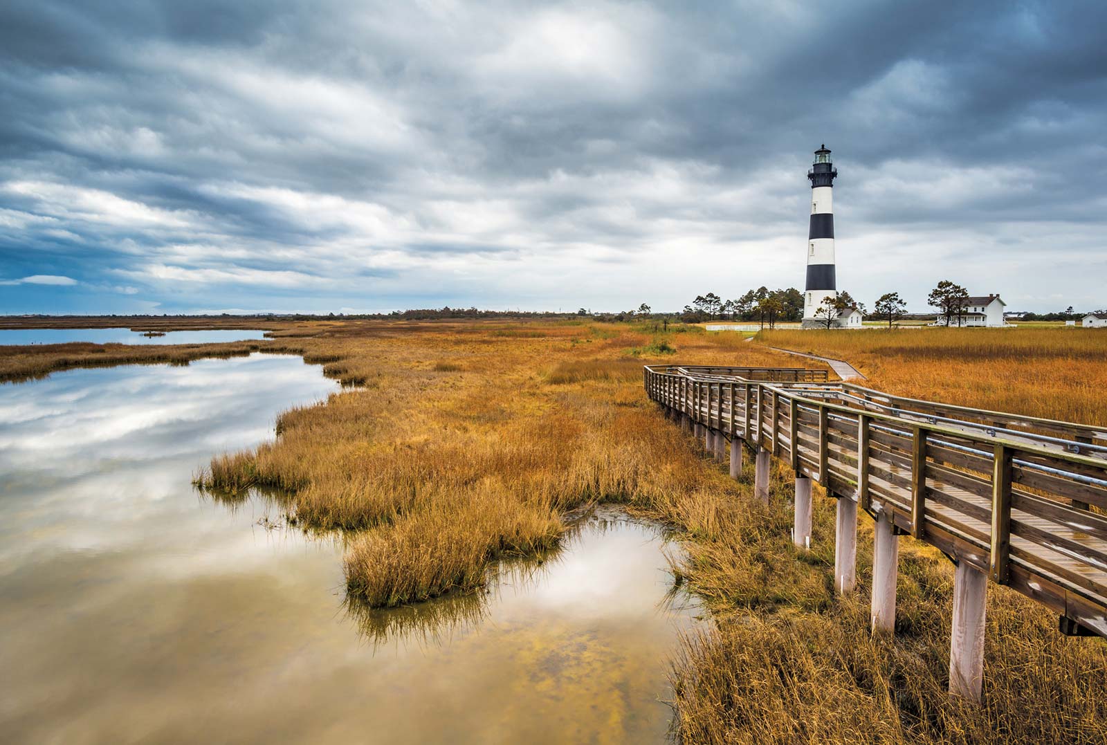 Bodie Island Lighthouse near the Cape Hatteras National Seashore fishing on - photo 11