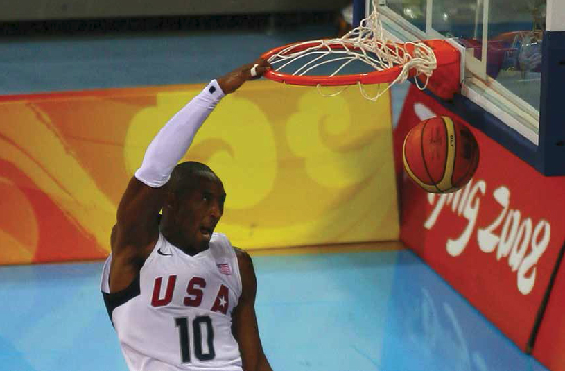 Kobe dunks the ball during a game against China during the 2008 Beijing Olympic - photo 6