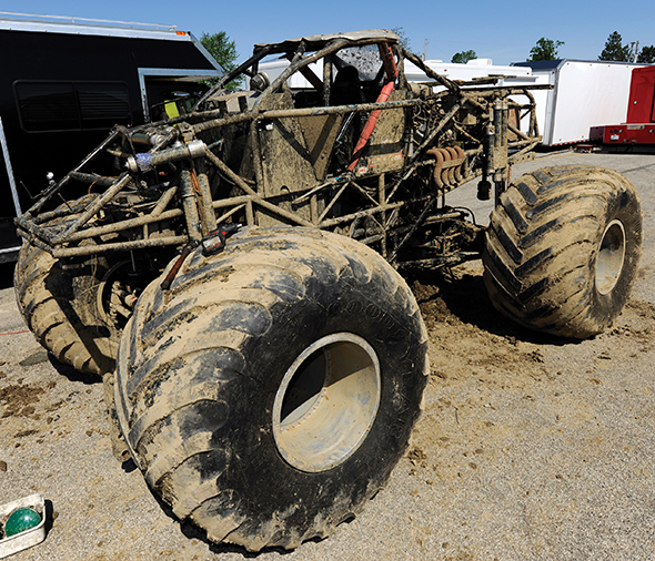 Monster trucks make many jumps They go over lots of bumps Cars and trucks - photo 19