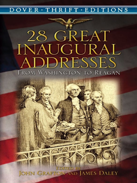 Table of Contents GEORGE WASHINGTON First Inaugural Address April 30 - photo 1