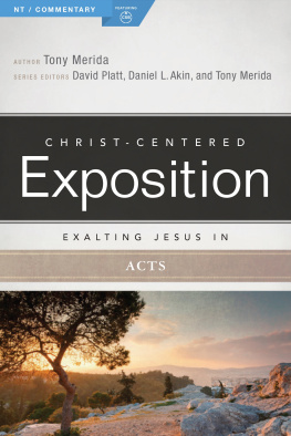 Tony Merida - Exalting Jesus in Acts