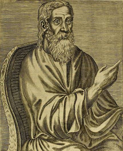 Clement of Alexandria from Book 1 Folio 5 recto of Les vrais pourtraits et - photo 9