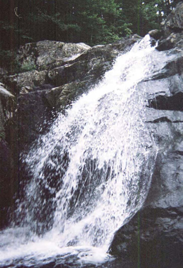 Garfield Falls close up Introduction Discovering New Hampshires Great Unknown - photo 7