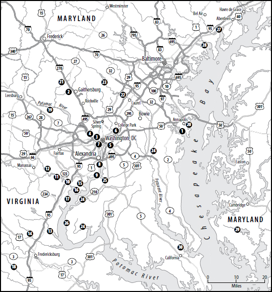 Numbers in black circles refer to sites listed in the Contents opposite - photo 3