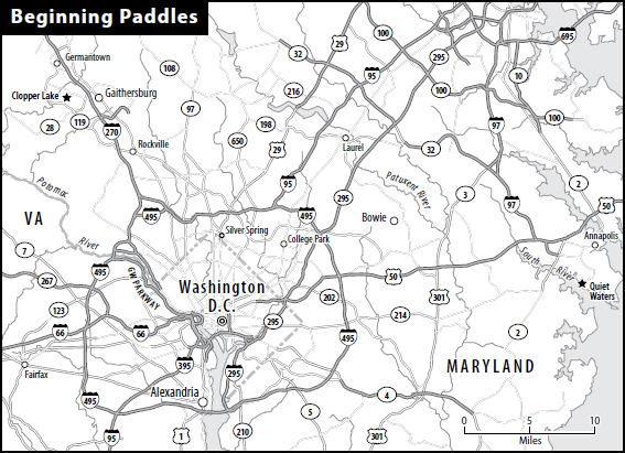 Beginner Paddling Routes T HE TWO PADDLING routes described here are ideal - photo 5