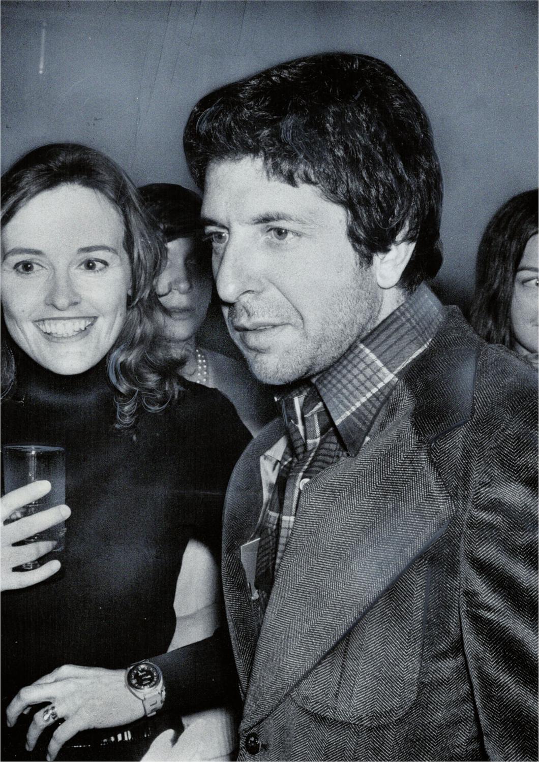 Leonard Cohen at a party thrown by publishers McClelland and Stewart in honour - photo 6