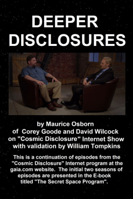 Maurice Osborn - Deeper Disclosures
