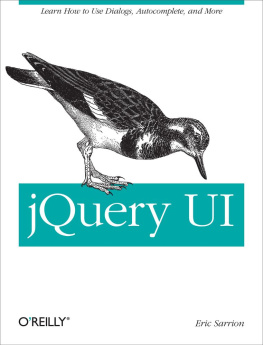 Eric Sarrion - jQuery UI