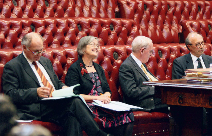 With Lord Neuberger Lord Rodger and Lord Hope enjoying judgments in the House - photo 33