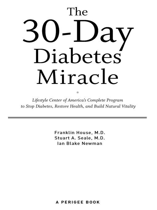 Table of Contents WE INVITE READERS of The 30-Day Diabetes Miracle to - photo 1