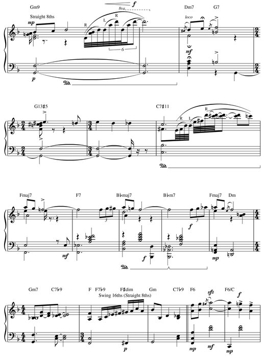 Thelonious Monk Plays Standards--Volume 2 Songbook Piano Transcriptions - photo 3