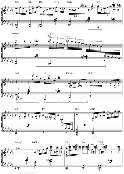 Thelonious Monk Plays Standards--Volume 2 Songbook Piano Transcriptions - photo 12