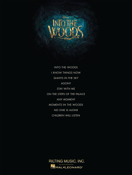 Stephen Sondheim Into the Woods Songbook: Easy Piano Selections from the Disney Movie