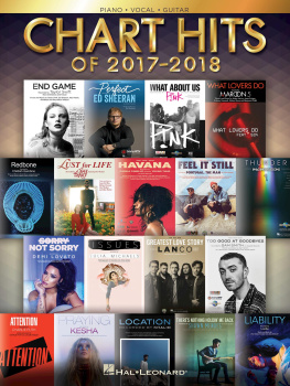 Hal Leonard Corp. - Chart Hits of 2017-2018