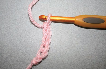 Chain 6 Double crochet in 4th chain from hook and in next 2 chains - photo 7