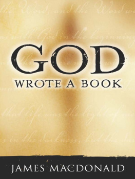 James MacDonald God Wrote a Book