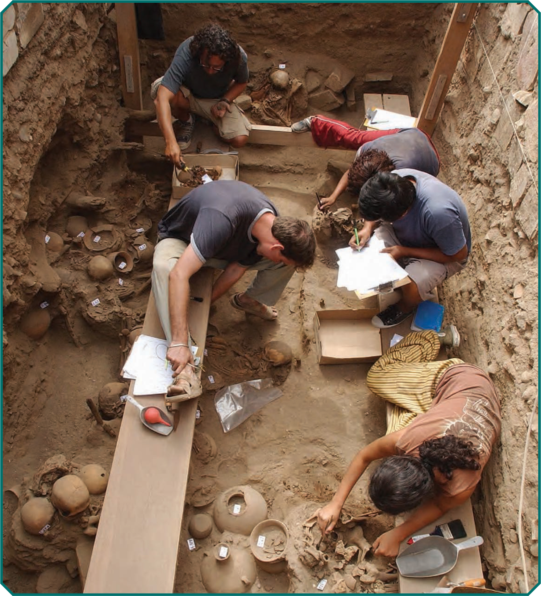 Archaeologists mapping their finds at Pachacamac Peru an indigenous town - photo 4