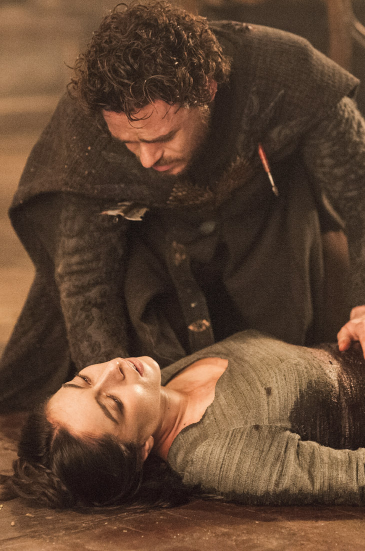 Robb grieves for Talisa at the Red WeddingCatelyn Stark Michelle Fairley - photo 32