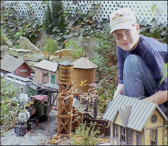 Garden railroading is truly a hobby for the entire family Twelve-year-old Ryan - photo 6