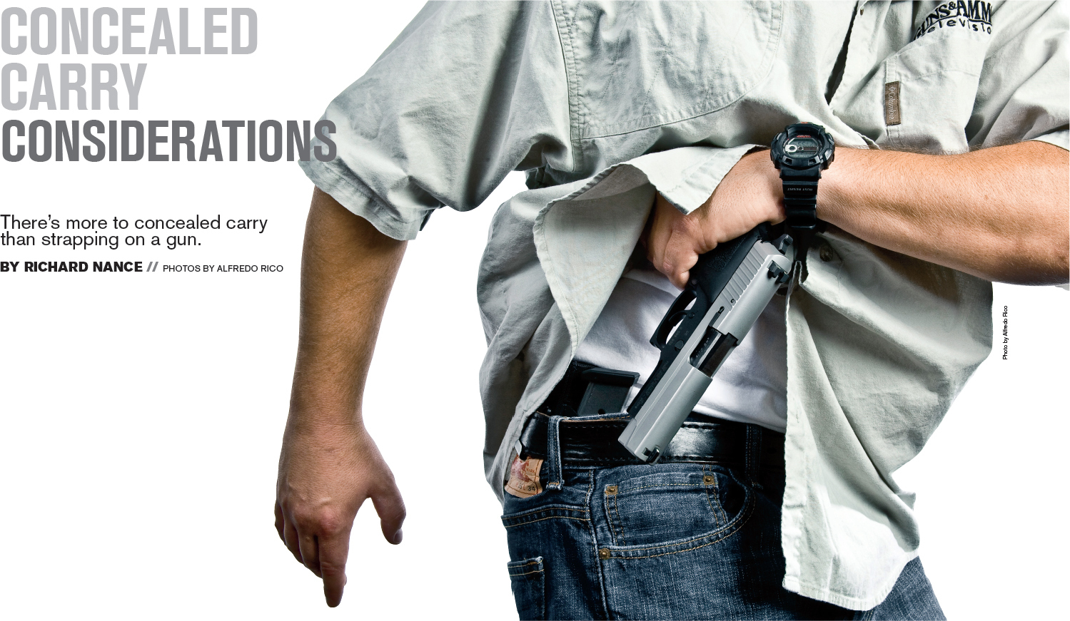 Have you considered whether you could draw your concealed carry gun with your - photo 3