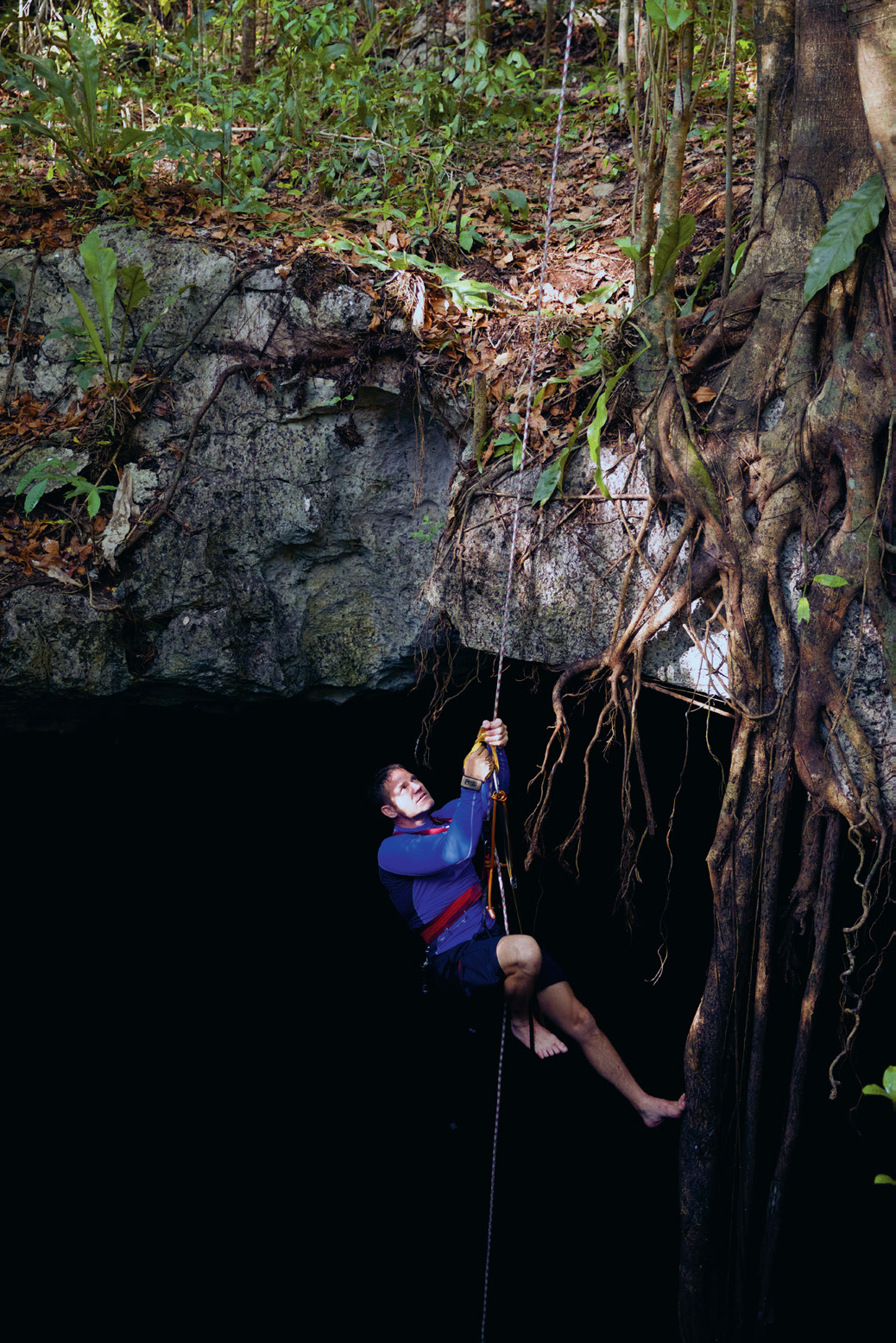 Getting down into the abyss affectionately nicknamed Backshalls BackdoorThis - photo 5