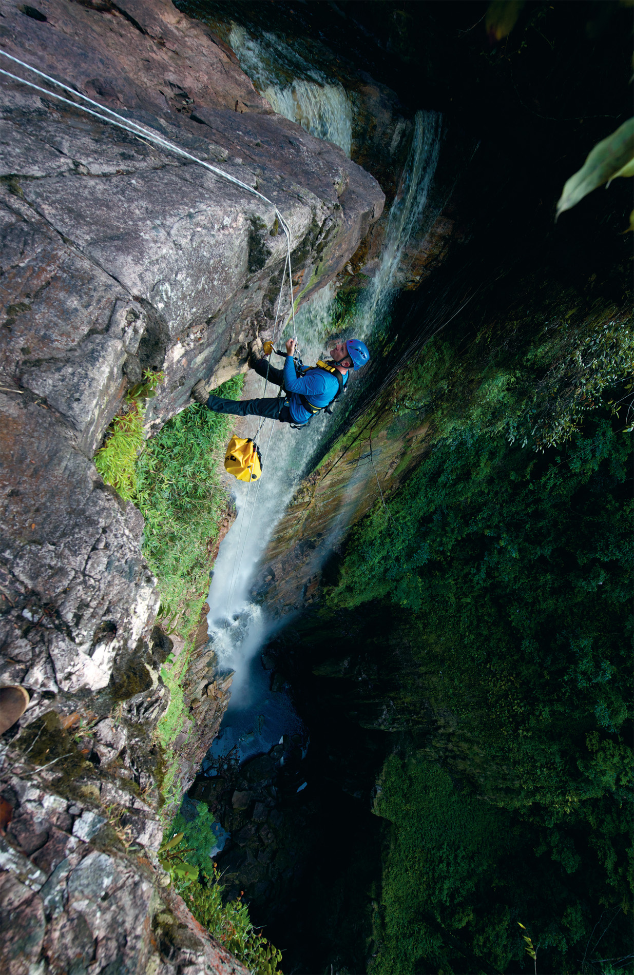 Dropping over the edge of our falls on the Tafelberg much more dangerous than - photo 20