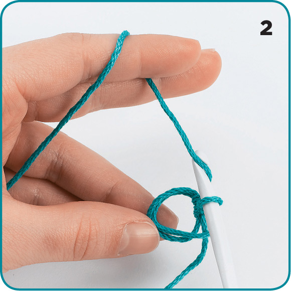 2 Pull the working yarn through the ring and chain the designated number of - photo 7