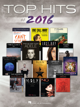 Hal Leonard Corp. - Top Hits of 2016 Songbook