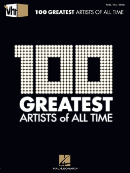 Hal Leonard Corp. - VH1 100 Greatest Artists of All Time (Songbook)