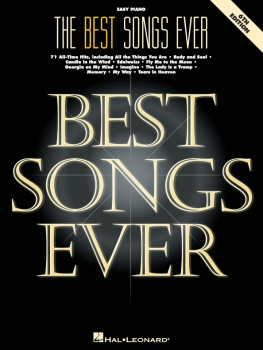 Hal Leonard Corp. - The Best Songs Ever (Songbook): 71 All-Time Hits