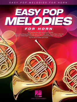 Hal Leonard Corp. - Easy Pop Melodies for Horn