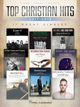 Hal Leonard Corp. Top Christian Hits of 2017-2018: 17 Great Singles