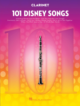 Hal Leonard Corp. - 101 Disney Songs: For Clarinet