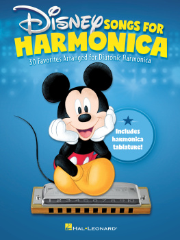 Hal Leonard Corp. - Disney Songs for Harmonica: 30 Favorites Arranged for Diatonic Harmonica