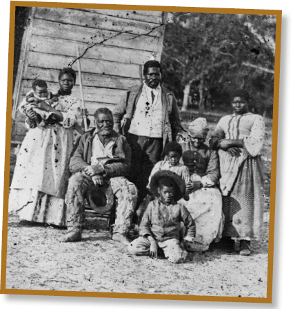 This photograph showing five generations of slaves was taken in South - photo 2