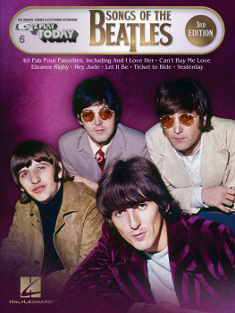 The Beatles Songs of the Beatles: E-Z Play Today Volume 6