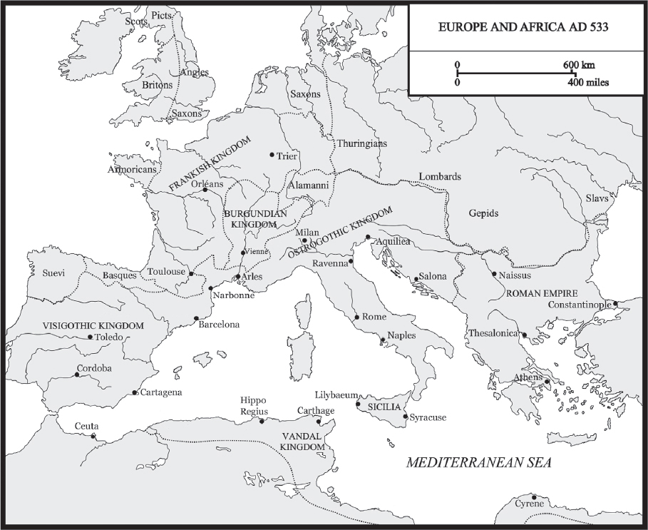 Map 8 The kingdoms and peoples of Europe and North Africa just before the East - photo 10