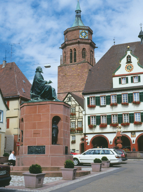 KEPLER WAS BORN IN THE TOWN OF WEIL DE STADT GERMANY WHERE THIS MONUMENT NOW - photo 5