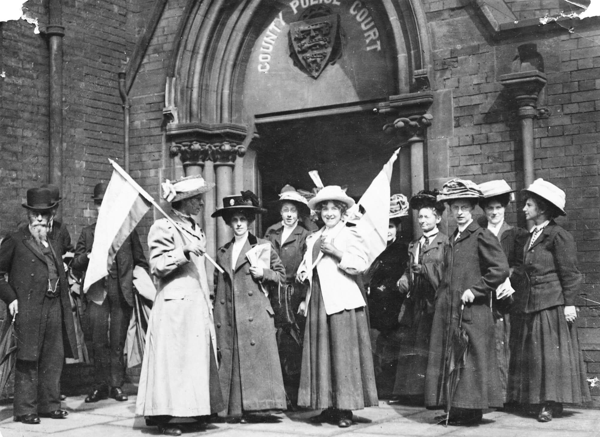 British suffragists demonstrating for the right to vote in 1911 JOHNNY CYPRUS - photo 1