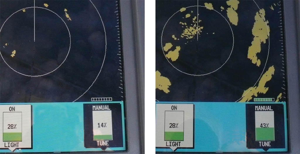 The effect of Tune control There is too little Tune in the left picture and - photo 16