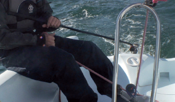 This person controls the headsail called the jib and if fitted the spinnaker - photo 4