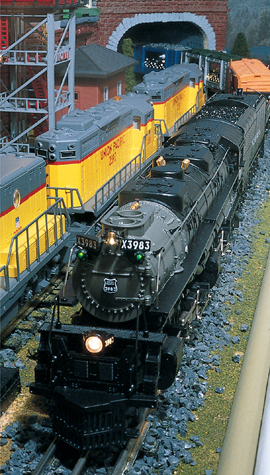 You can recreate 1955 with Lionels Union Pacific 4-6-6-4 articulated steam - photo 4