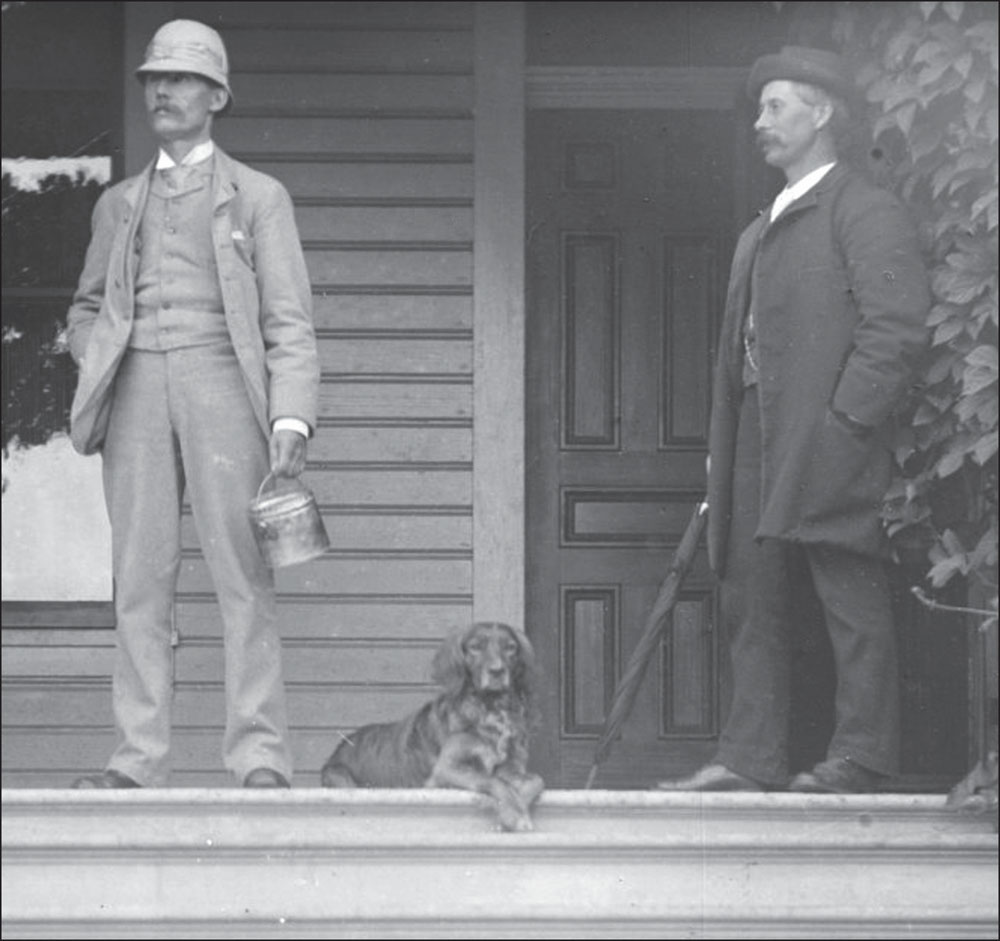 Kirkland namesake Peter Kirk left is seen around 1889 with his right-hand - photo 2