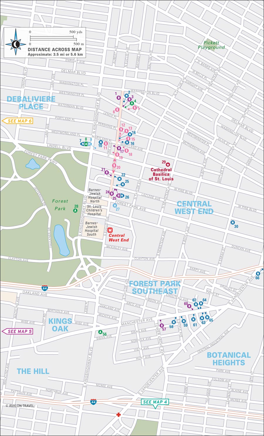 Map 3 Soulard and Lafayette Square map halves follow - photo 8